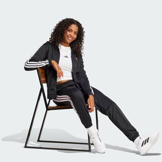 Foto 5 | Foto 5 | Chamarra Deportiva 3 Franjas Tricot Adidas Negra para Mujer