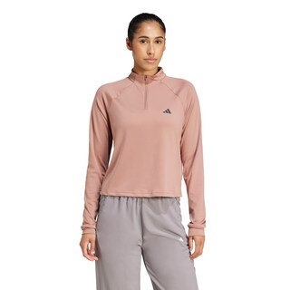Foto 2 | Foto 2 | Sudadera Tr-es 1/4zip Adidas Rosa para Mujer