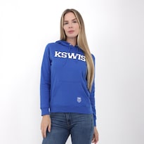 Hoodie Sudadera Casual College K-swiss, Para Mujer