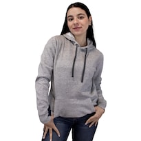 Sudadera Básica Indicum Denim Gris Mujer