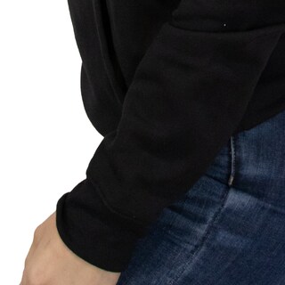 Foto 7 | Foto 7 | Sudadera Básica Indicum Denim Negra Mujer