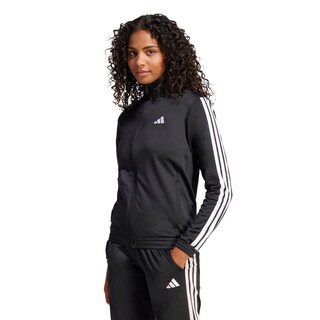 Foto 2 | Foto 2 | Chamarra Deportiva 3 Franjas Tricot Adidas Negro Mujer