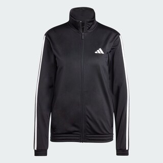 Foto 3 | Foto 3 | Chamarra Deportiva 3 Franjas Tricot Adidas Negro Mujer