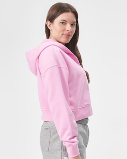 Foto 3 | Foto 3 | Sudadera Con Capucha Florence By Mills Cozy Crush, Corta Con Cremallera, Rosa Intenso - Venta Internacional.