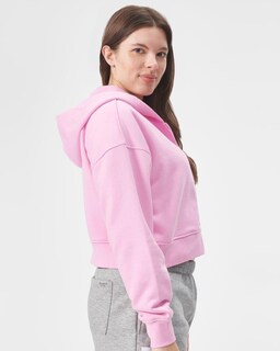 Foto 3 | Foto 3 | Sudadera Con Capucha Florence By Mills Cozy Crush, Corta Con Cremallera, Rosa Intenso - Venta Internacional.