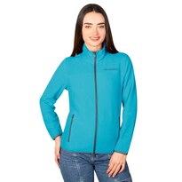 Sudadera Greenlander Eco Fleece Ligero Color Turquesa Para Mujer