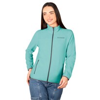 Sudadera Greenlander Eco Fleece Ligero Color Aqua Para Mujer
