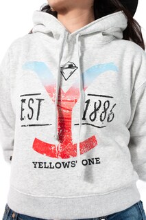 Foto 3 | Foto 3 | Hoodie Yellowstone 1889 Nieve