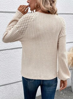 Foto 3 | Foto 3 | Jersey Acelit Para Mujer, Talla Grande, Túnica, Detalle De Botones, Color Albaricoque - Venta Internacional.