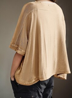 Foto 5 | Foto 5 | Camiseta Dokotoo Summer Para Mujer, Talla Grande, Gris Ahumado - Venta Internacional.