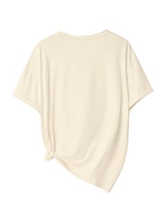 Foto 2 | Foto 2 | Camiseta Sweatyrocks Para Mujer Con Estampado Gráfico De Limones, Color Caqui - Venta Internacional.