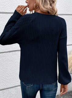 Foto 4 | Foto 4 | Jersey Acelitt Para Mujer, Talla Grande, Túnica, Detalle De Botones, Azul Marino - Venta Internacional.