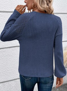 Foto 4 | Foto 4 | Jersey Acelit Para Mujer, Talla Grande, Túnica Azul, Manga Larga, 2xl - Venta Internacional.