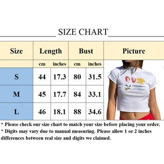 Foto 6 | Foto 6 | Graphic Tee Ggoob Baby Tees Para Mujer Y2k Aesthetic White - Venta Internacional.