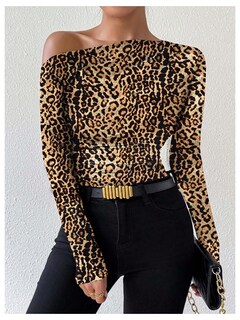 Foto 3 | Foto 3 | Camiseta Floerns Con Estampado De Mármol Plisado Para Mujer, Talla S - Venta Internacional.