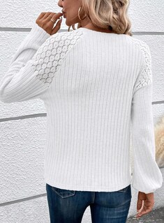 Foto 4 | Foto 4 | Jersey Acelit Para Mujer, Talla Grande, Con Detalle De Botones, Color Blanco - Venta Internacional.