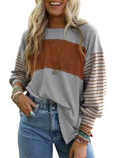 Foto 1 | Foto 1 | Blusa Dokotoo Para Mujer, Manga Larga, Casual, Holgada, Gris - Venta Internacional.