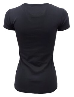 Foto 2 | Foto 2 | Camiseta Tommy Hilfiger New Line Con Cuello Redondo Para Mujer, Color Negro, Talla Xl - Venta Internacional.