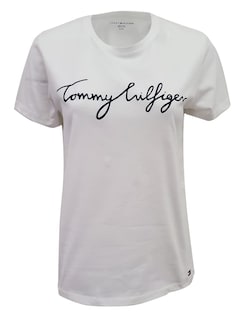 Foto 2 | Foto 2 | Camiseta Tommy Hilfiger New Line Con Cuello Redondo Para Mujer Blanca Xxl - Venta Internacional.