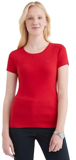 Foto 1 | Foto 1 | Camiseta Tommy Hilfiger Essential Favorite Flag Logo para Mujer - Venta Internacional