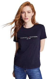 Foto 1 | Foto 1 | Camiseta Tommy Hilfiger Corte Regular para Mujer - Venta Internacional