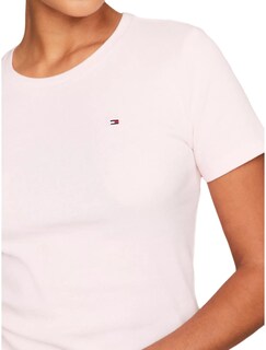 Foto 3 | Foto 3 | Playera Tommy Hilfiger Essential Favorite Flag Logo para Mujer - Venta Internacional