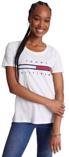 Foto 1 | Foto 1 | Camiseta Tommy Hilfiger Corte Regular para Mujer - Venta Internacional