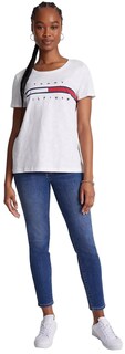 Foto 2 | Foto 2 | Camiseta Tommy Hilfiger Corte Regular para Mujer - Venta Internacional