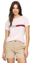 Camiseta Tommy Hilfiger Rosa para Mujer - Venta Internacional