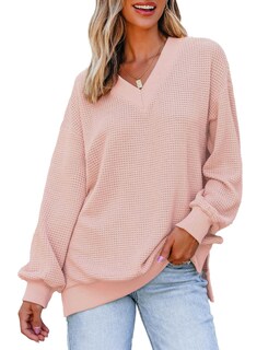 Foto 1 | Foto 1 | Jersey Dokotoo Para Mujer De Punto Gofrado De San Valentín, Talla Xl, Color Rosa - Venta Internacional.