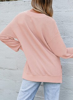 Foto 2 | Foto 2 | Jersey Dokotoo Para Mujer De Punto Gofrado De San Valentín, Talla Xl, Color Rosa - Venta Internacional.