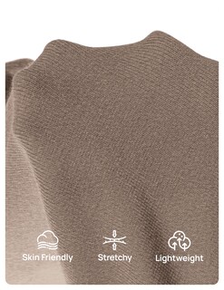 Foto 6 | Foto 6 | Camisa Zesica De Manga Larga De Punto Acanalado Con Hombros Descubiertos Para Mujer, Color Avena - Venta Internacional.