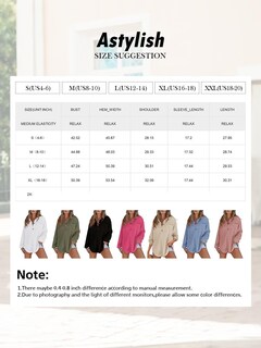 Foto 6 | Foto 6 | Camiseta Tipo Túnica Astylish Waffle De Punto Gofrado Con Cuello En V, Color Blanco Henley, Para Mujer - Venta Internacional.