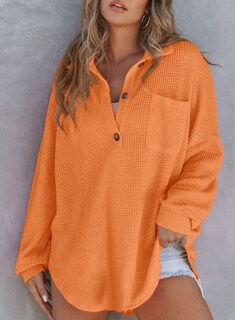 Foto 3 | Foto 3 | Blusa Elegante De Punto Gofrado Con Cuello En V Y Manga Larga Para Mujer - Venta Internacional.