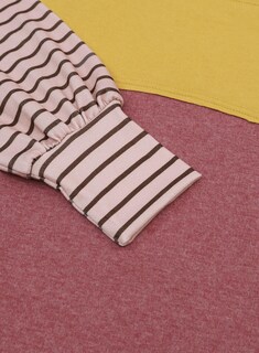 Foto 6 | Foto 6 | Sudadera Dokotoo De Manga Larga Para Mujer, A Rayas, Color Rojo Mineral - Venta Internacional.