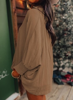 Foto 4 | Foto 4 | Top Dokotoo Para Mujer, Primavera-verano, Cuello En V, Color Marrón, 100% Poliéster - Venta Internacional.