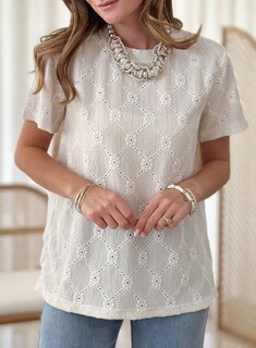 Foto 3 | Foto 3 | Camiseta Tipo Túnica Dokotoo Para Mujer, Manga Corta, Manga Corta, Color Blanco, Talla Xl - Venta Internacional.