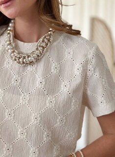Foto 5 | Foto 5 | Camiseta Tipo Túnica Dokotoo Para Mujer, Manga Corta, Manga Corta, Color Blanco, Talla Xl - Venta Internacional.