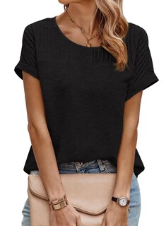 Foto 1 | Foto 1 | Tops Dokotoo Para Mujer, Elegantes E Informales, Cuello Redondo, Manga Corta - Venta Internacional.
