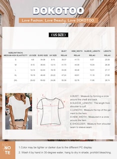 Foto 5 | Foto 5 | Top Tipo Túnica Dokotoo Blue Para Mujer De Manga Corta De Verano - Venta Internacional.