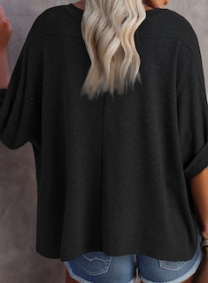 Foto 5 | Foto 5 | Tops De Verano Dokotoo Para Mujer, Moda, Cuello En V, Negro, M - Venta Internacional.