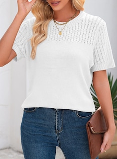 Foto 5 | Foto 5 | Blusas De Verano Dokotoo 2025 Para Mujer, Casual, Manga Corta M, Color Blanco - Venta Internacional.