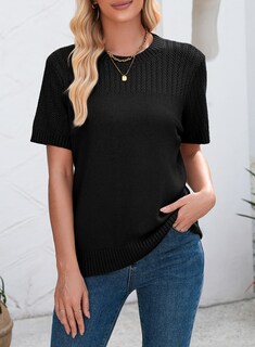 Foto 3 | Foto 3 | Tops Dokotoo, Camisas De Manga Corta, Suéteres Para Mujer, Color Negro S - Venta Internacional.