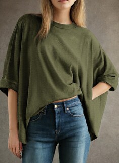 Foto 2 | Foto 2 | Camisa Dokotoo Summer Para Mujer, Talla Grande, Color Verde Musgo - Venta Internacional.