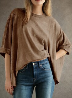 Foto 2 | Foto 2 | Camiseta Dokotoo Summer Para Mujer, Talla Grande, Marrón, Moda 2024 - Venta Internacional.