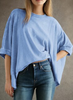 Foto 2 | Foto 2 | Camisa Dokotoo Summer Para Mujer, Talla Grande, Color Azul Oscuro - Venta Internacional.