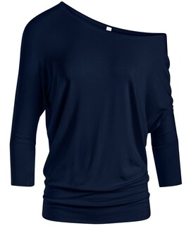 Foto 1 | Foto 1 | Camiseta Simlu Dolman, Manga 3/4, Cuello Redondo, Azul Marino, Xxl, Para Mujer - Venta Internacional.