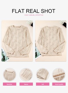 Foto 5 | Foto 5 | Top Evaless De Manga Larga Para Mujer, Casual, Para Primavera Y Verano - Venta Internacional.