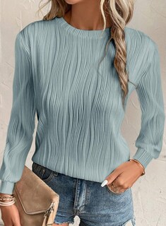 Foto 2 | Foto 2 | Vestido Tipo Camiseta Evaless Para Mujer 2024 Con Cuello Redondo Y Manga Larga - Venta Internacional.