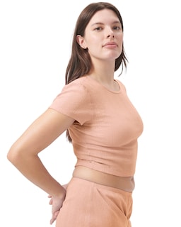 Foto 3 | Foto 3 | Camiseta Florence By Mills Cozy Crush De Manga Corta Para Mujer - Venta Internacional.